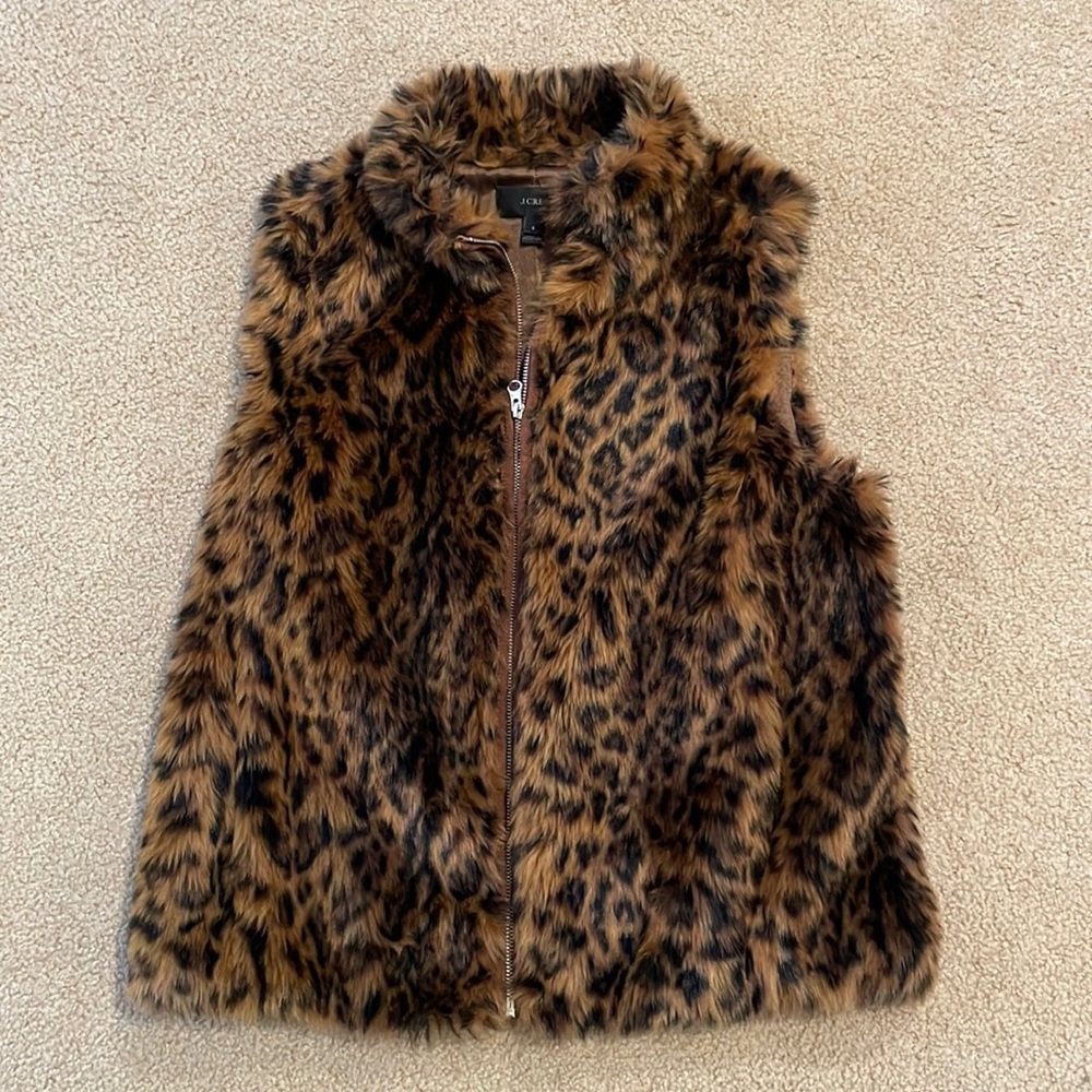 J.Crew Fur Vest